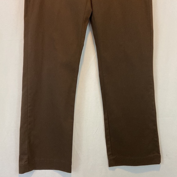 Lee Midrise Straight Leg Lower on the waist Brown Pants Size 8 - Picture 3 of 8